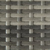 Outsunny Patio Wicker End Table, Outdoor PE Rattan Side Table, with Plastic Board Under the Full Woven Table Top for Patio, Garden, Balcony, Mixed Grey