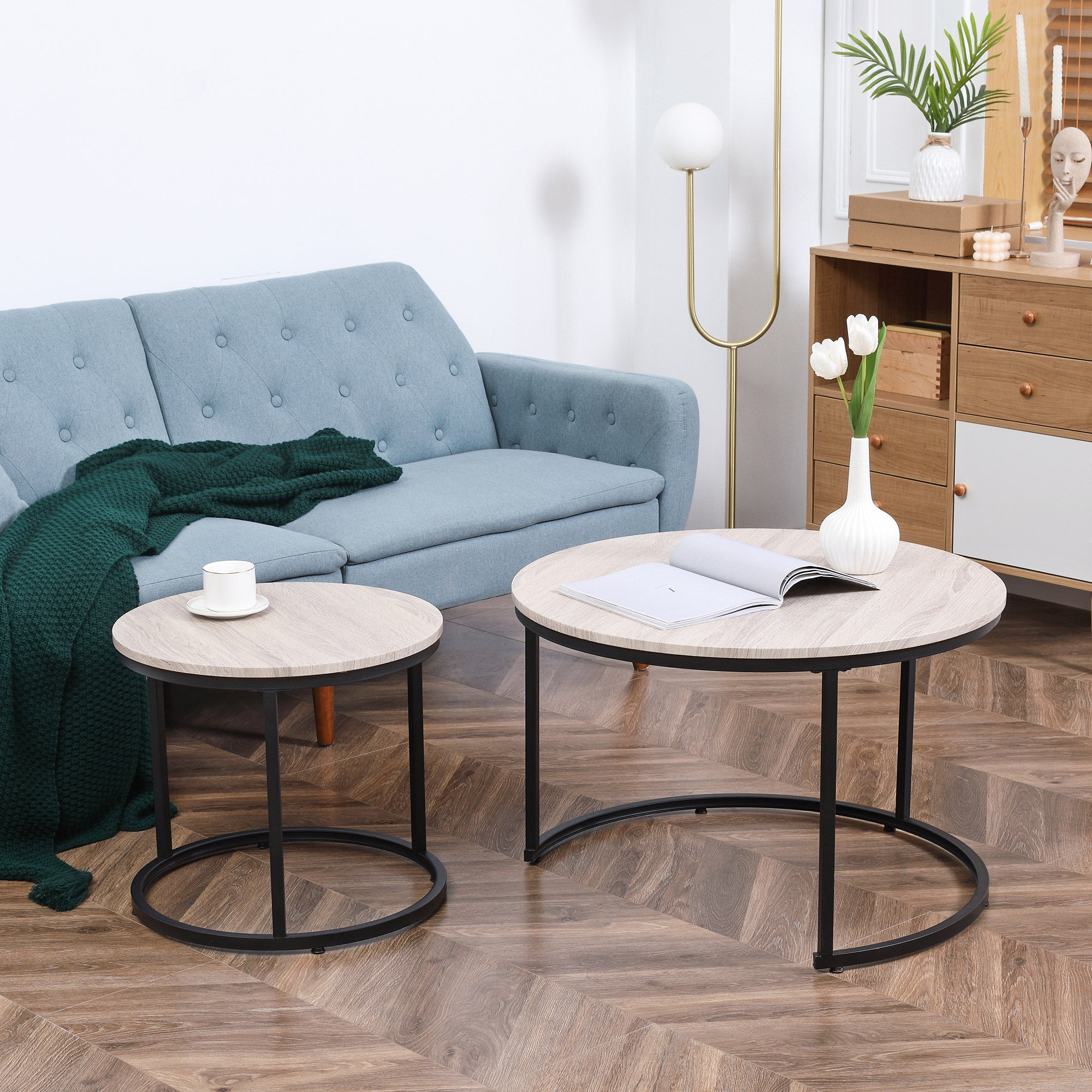 HOMCOM Nesting Tables, 29