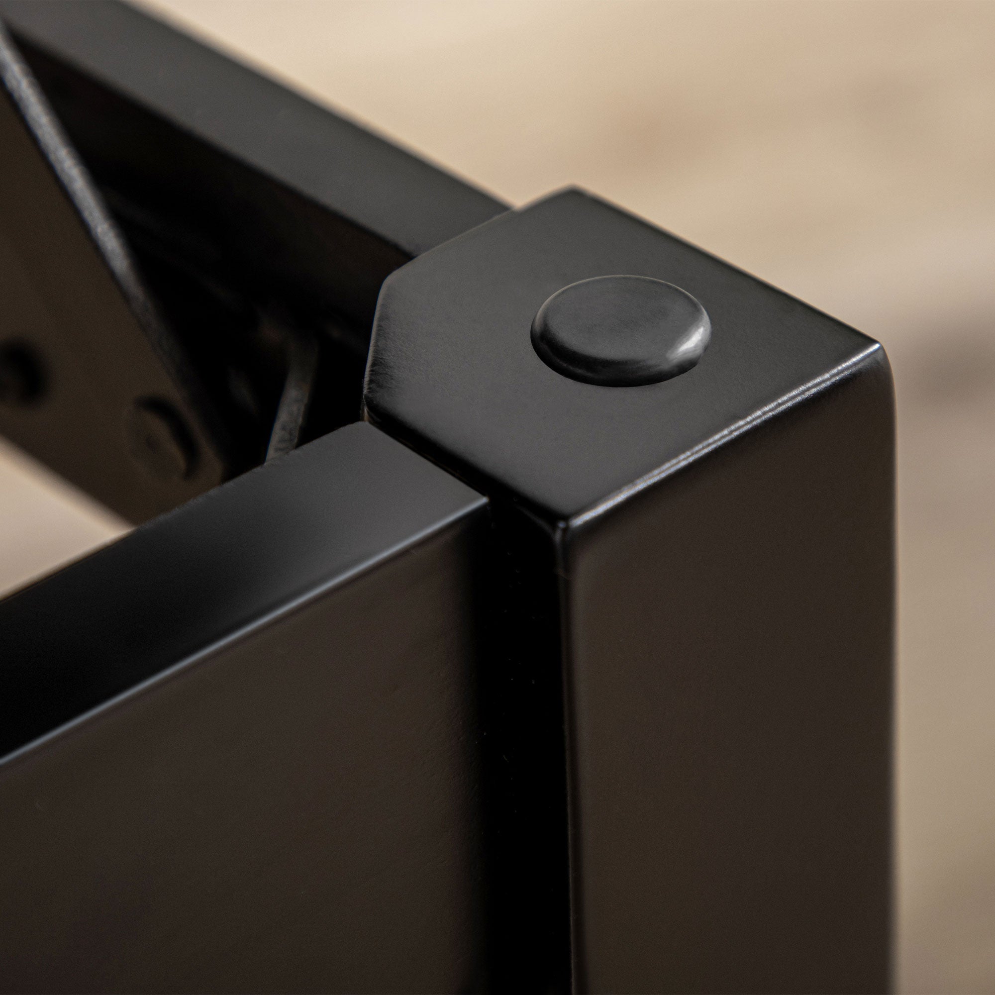 HOMCOM Adjustable Height Piano Bench Stool, PU Leather Button Tufted Padded Keyboard Seat with Rubber Wood Legs, Black