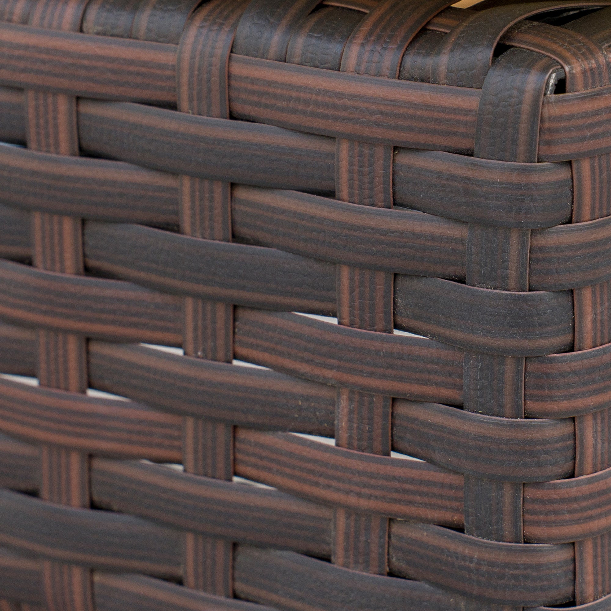 Outsunny Wicker Patio Lounger, Outdoor S Shape Recliners Lounge Chair w/ 5-Level Adjustable Backrest, Soft Padded Cushion for Outdoor Use, Khaki