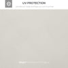 Outsunny 9.8' x 9.8' Square 2-Tier Gazebo Canopy Replacement Top Cover Outdoor Garden Sun Shade, Cream White