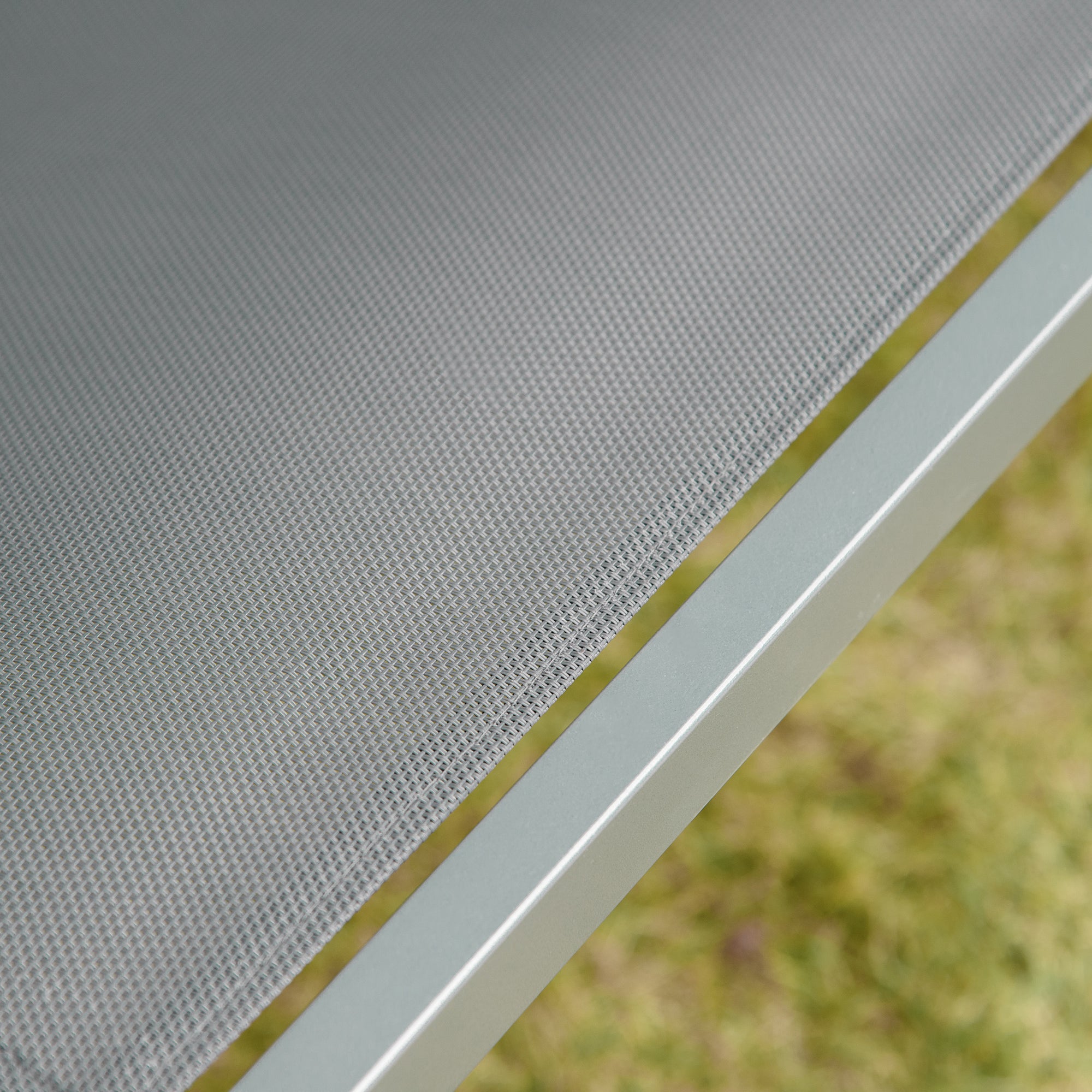 Outsunny 3 Person Patio Swing Seats with Adjustable Canopy Outdoor Swing Chair Bench for Garden, Poolside, Dark Grey