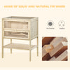 PawHut Fir Wood Hamster Cage Mouse Rats Small Animals Play House Exercise Activity Center, 31.5"H