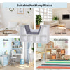 HOMCOM 6-Cubby Bookcase with Seat Cushion, Cube Storage Shelf Bookshelf with Reading Nook for Home Office, Study, Grey
