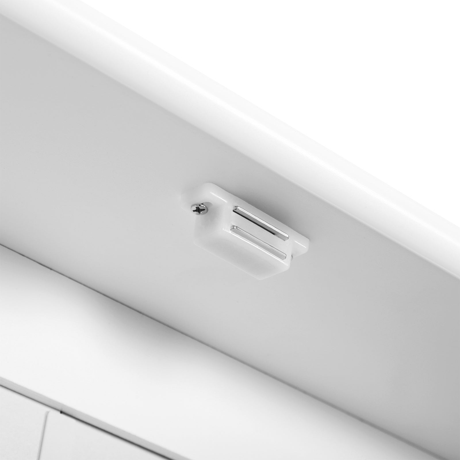 kleankin Medicine Cabinet, Wall-Mounted Bathroom Mirror Cabinet with Double Doors, Open Shelf, and Adjustable Shelf, Modern Bathroom Wall Cabinet, White