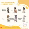 PawHut Free Standing Pet Gate, Wooden Foldable Dog Gate with 41"-72" Adjustable Length, Support Feet, Pet Barrier for Small Medium Dogs, for Stairway, Doorway, Hallway, Natural