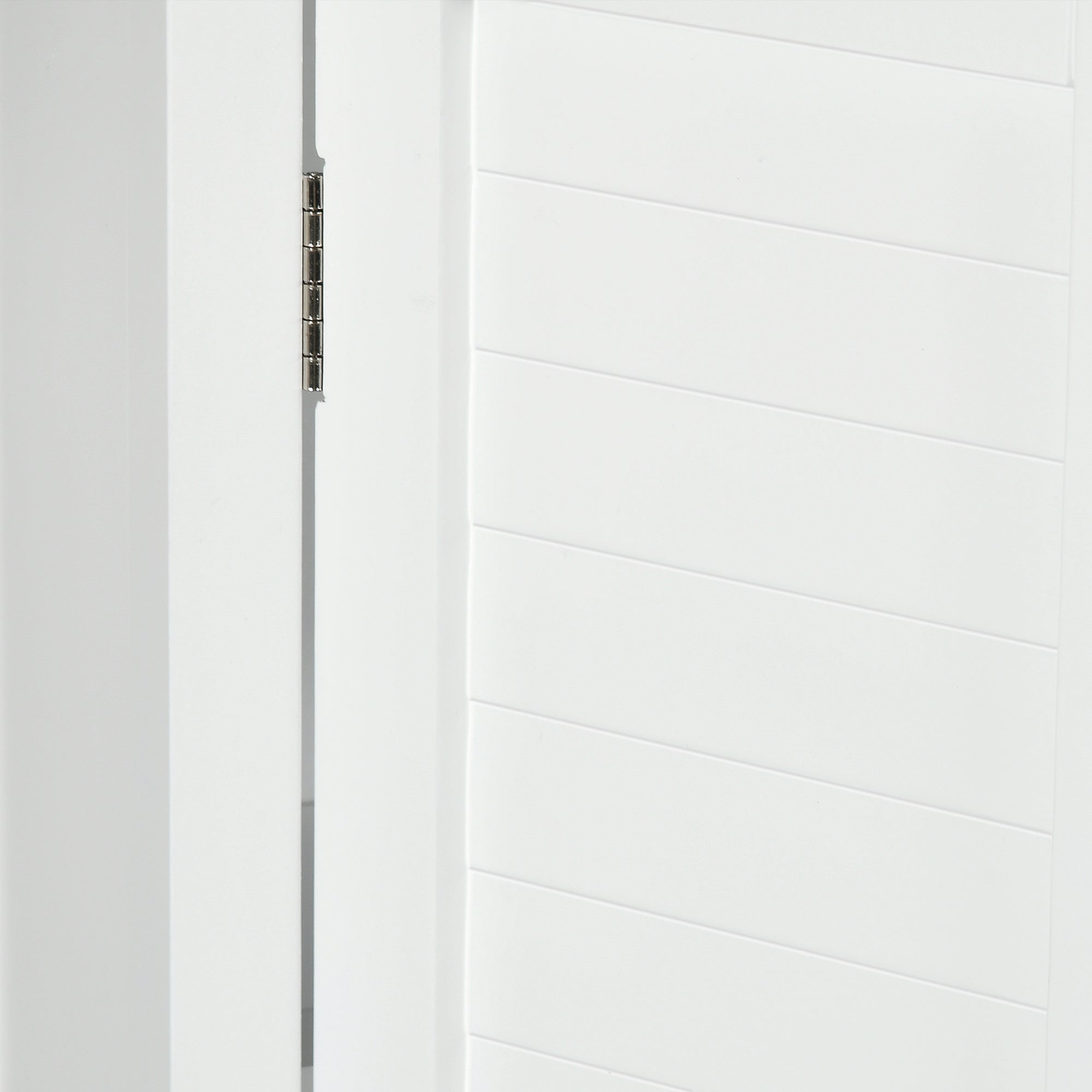 kleankin Bathroom Wall Cabinet, Medicine Cabinet, Over Toilet Storage Cabinet with Adjustable Shelf for Living Room and Entryway, White