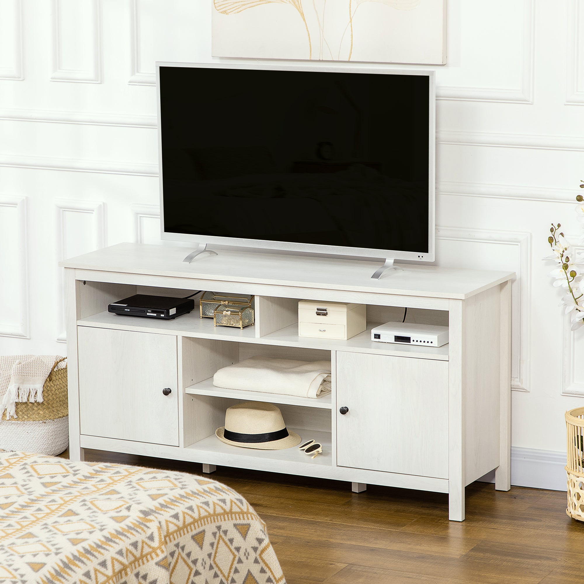 HOMCOM TV Cabinet Stand for TVs up to 65