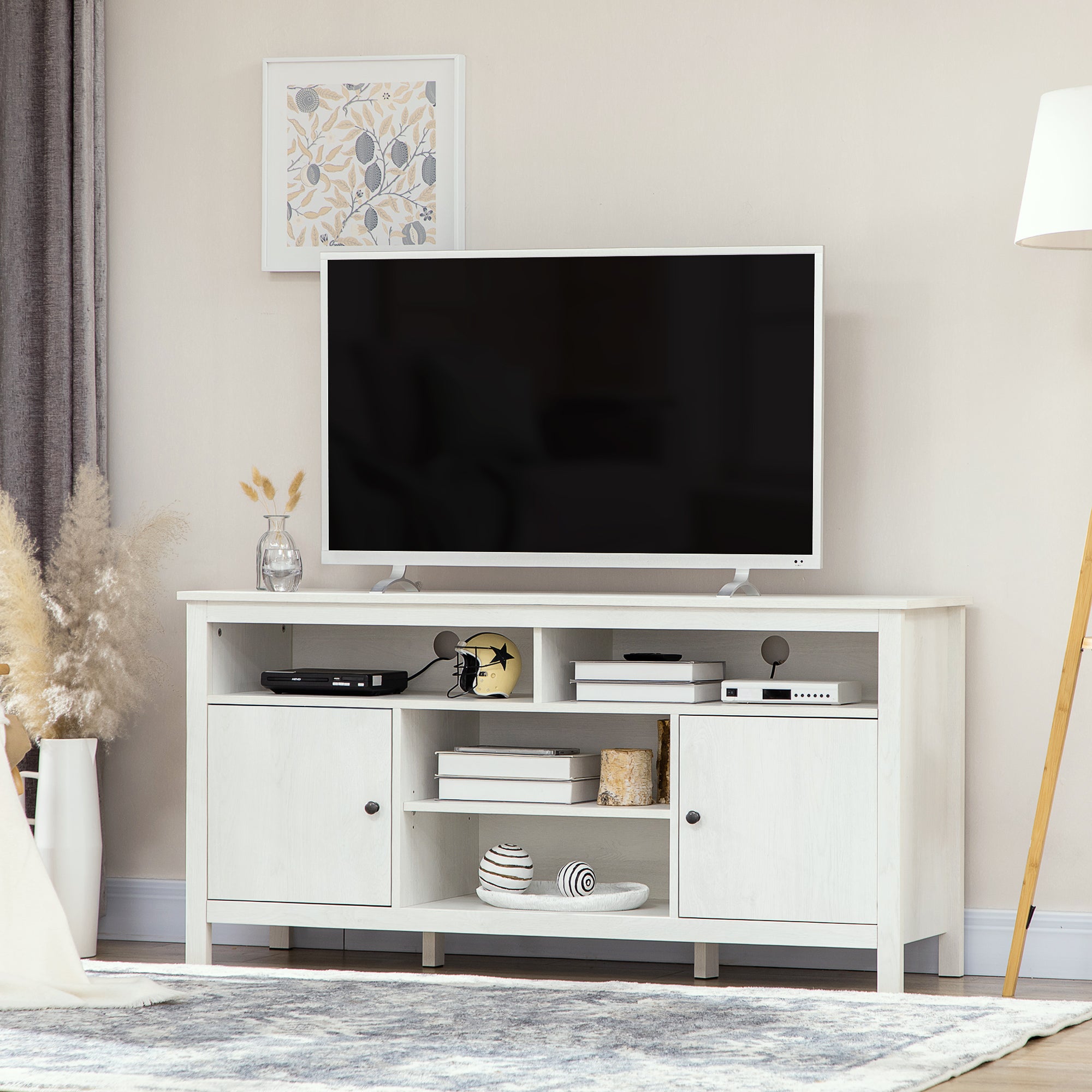 HOMCOM TV Cabinet Stand for TVs up to 65
