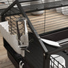 PawHut Metal Small Animal Cage, Rabbit Cage for Guinea Pig, Chinchilla, Hedgehog, Bunny with Removable Wheels and Foldable Detachable Run Fence 47.2" L x 66.9" W x 24.4"H