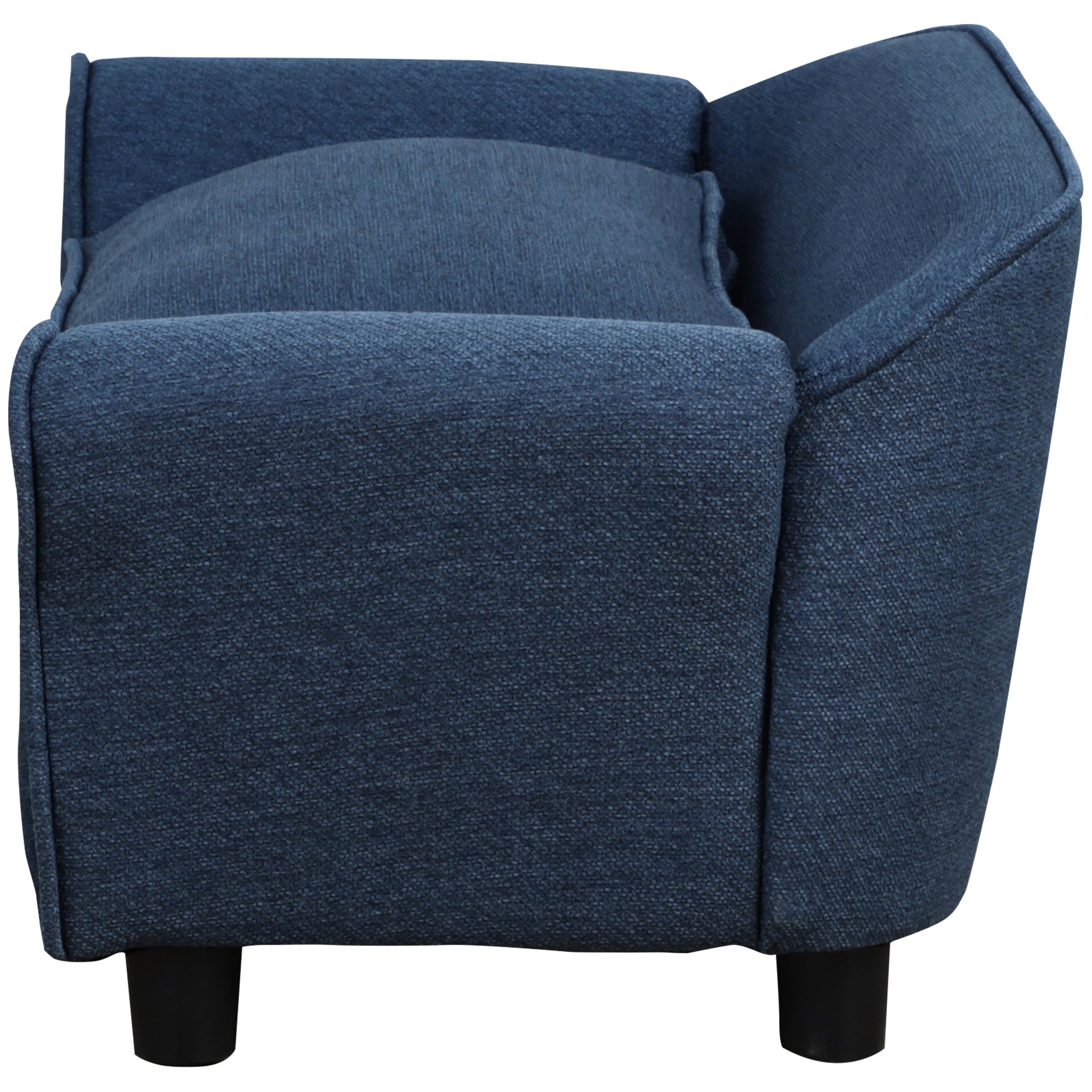 PawHut Dog Sofa for Small Dogs, Pet Chair Couch w/ Padded Cushion, Washable Cover, Wooden Frame - Blue