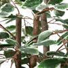 Outsunny 5.3FT Artificial Ficus Tree, Fake Tree with Leaves, Faux Plant in Nursery Pot for Indoor and Outdoor Decoration