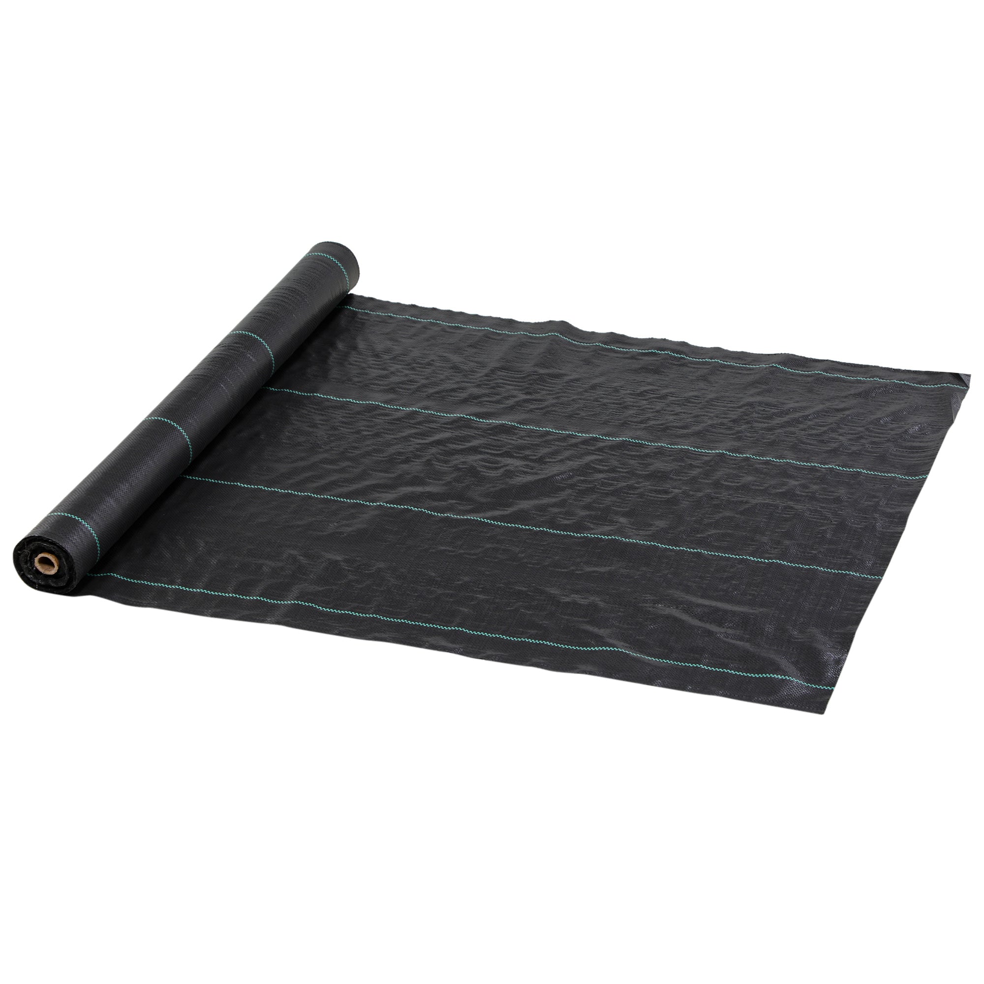Outsunny 3ft x 164ft Weed Barrier, Landscape Fabric, for Greenhouse Yard Garden Weed Control, Heavy-Duty & Easy Setup, 2oz