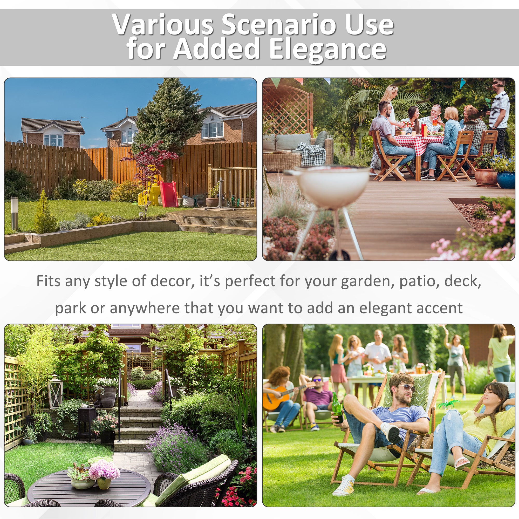 Outsunny 18" Ceramic Garden Stool with Woven Lattice Design & Glazed Strong Materials, Decorative Patio Side Table, Indoor & Outdoor Accent Stool, White