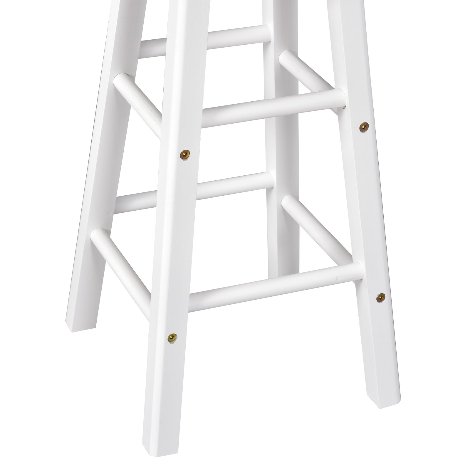 HOMCOM 3 Piece Kitchen Cart Set Drop Leaf Breakfast Table and 2 Stools with Rolling Wheels for Living Room Dorm Apartment