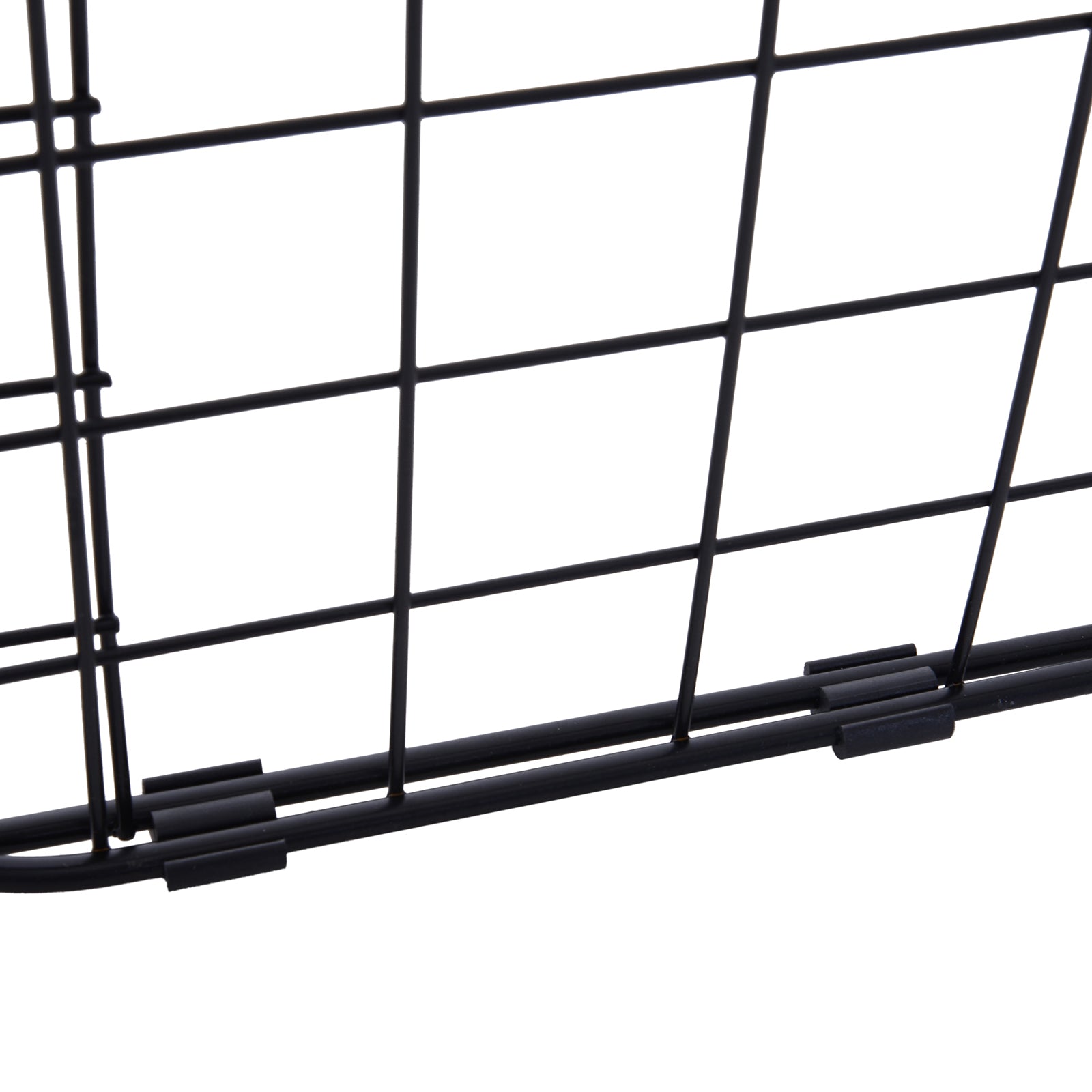 PawHut Heavy Duty Pet Dog Car Barrier Adjustable Ventilated Mesh Wire Guard Auto Vehicle Fence Protector SUVs Black 91-145 cm