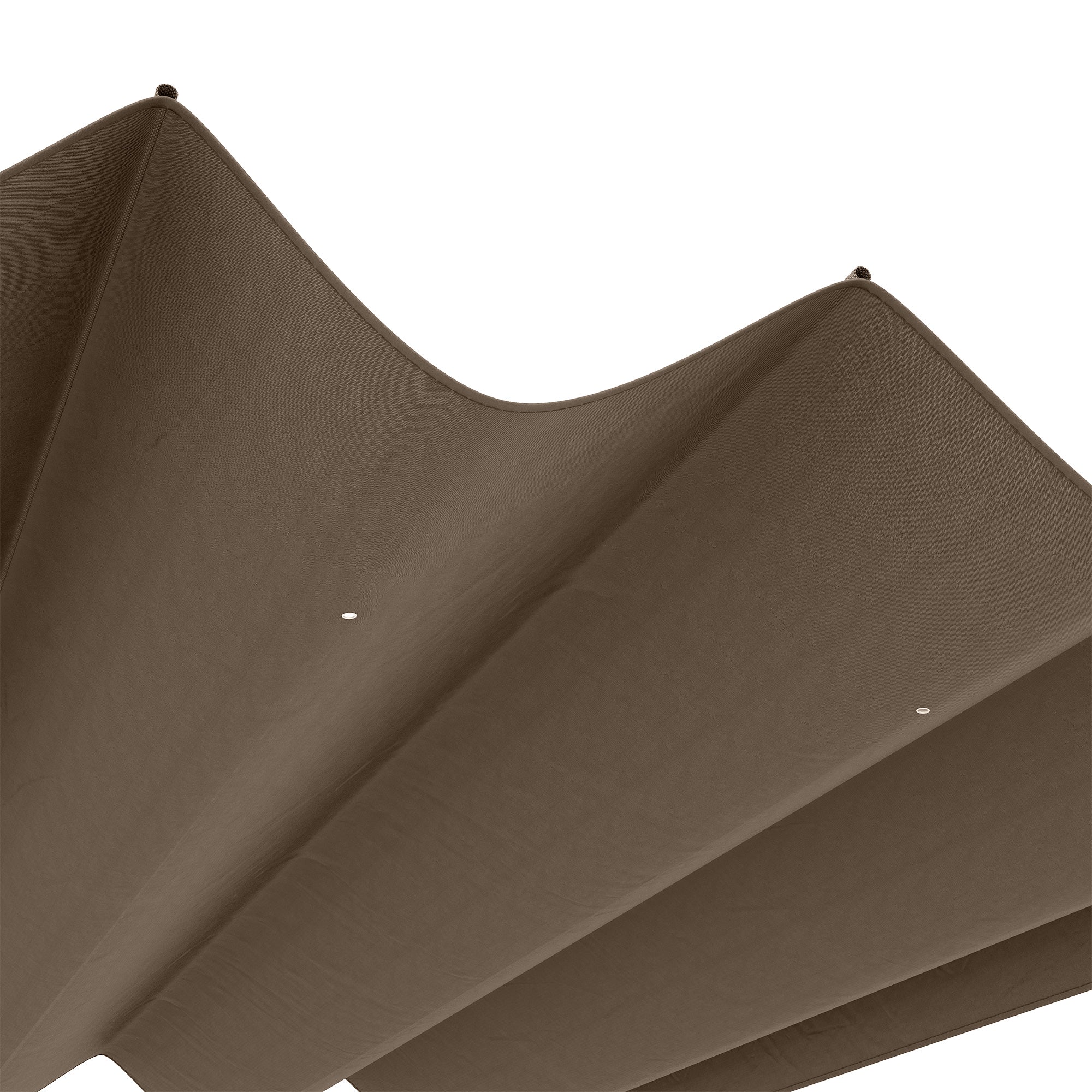 Outsunny Retractable Pergola Canopy, Sun Shade Cover, UV30+ Protected Replacement Canopy Fabric for 9.8' x 7.1' Pergola, Coffee