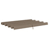 Outsunny Retractable Pergola Canopy, Sun Shade Cover, UV30+ Protected Replacement Canopy Fabric for 9.8' x 7.1' Pergola, Coffee