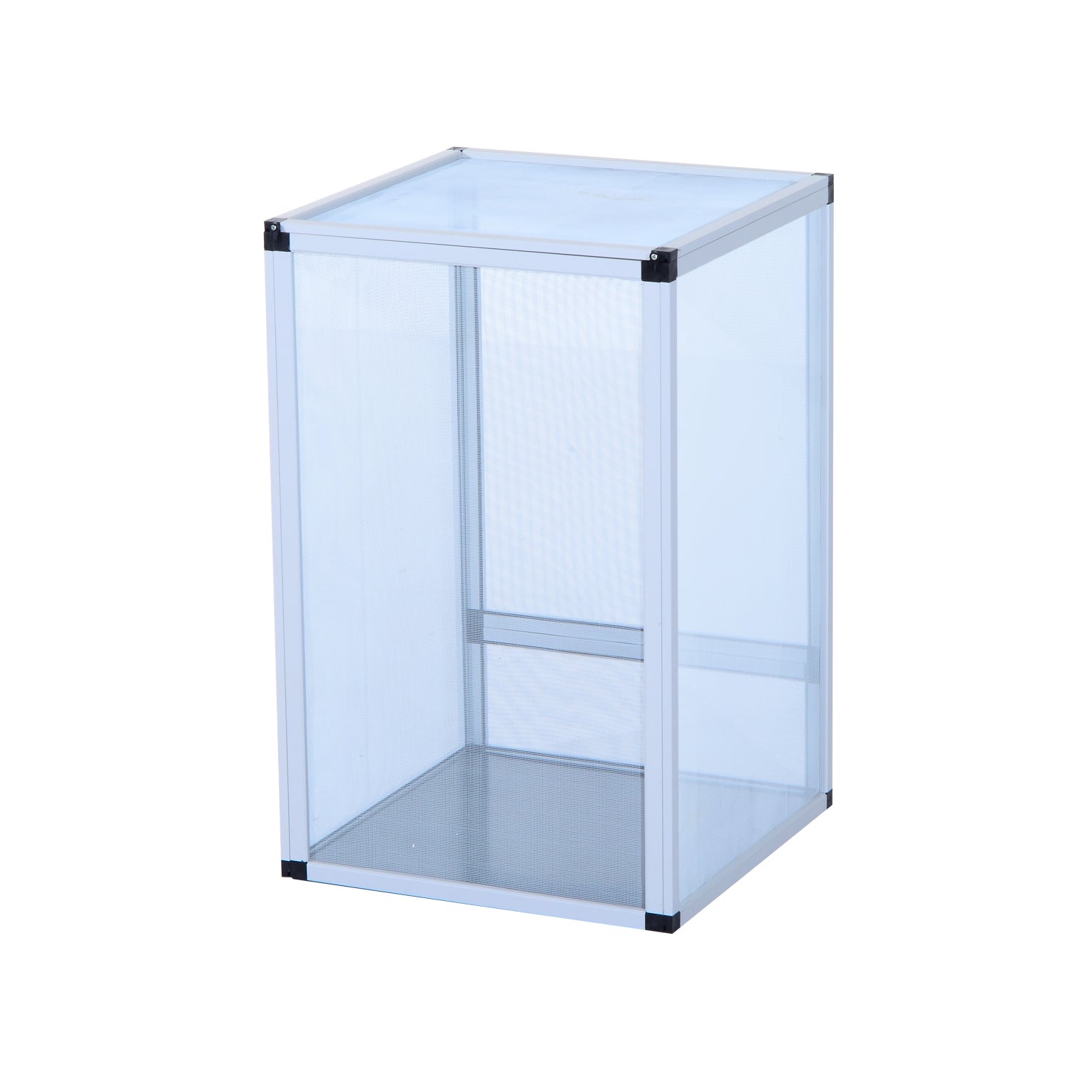 PawHut Reptile Tank Cage Aluminum Vivarium Waterproof Pet Breeder Breeding Snake Lizard Turtle Spider Tall Enclosure (Large Size)