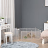 PawHut Pet Puppy Dog Playpen, Portable DIY Catio Small Animal Cage for Bunny Chinchilla Guinea Pig Indoor Outdoor, 12 Panel, 17.7 x 13.8 Inch