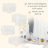 PawHut Pet Puppy Dog Playpen, Portable DIY Catio Small Animal Cage for Bunny Chinchilla Guinea Pig Indoor Outdoor, 12 Panel, 17.7 x 13.8 Inch