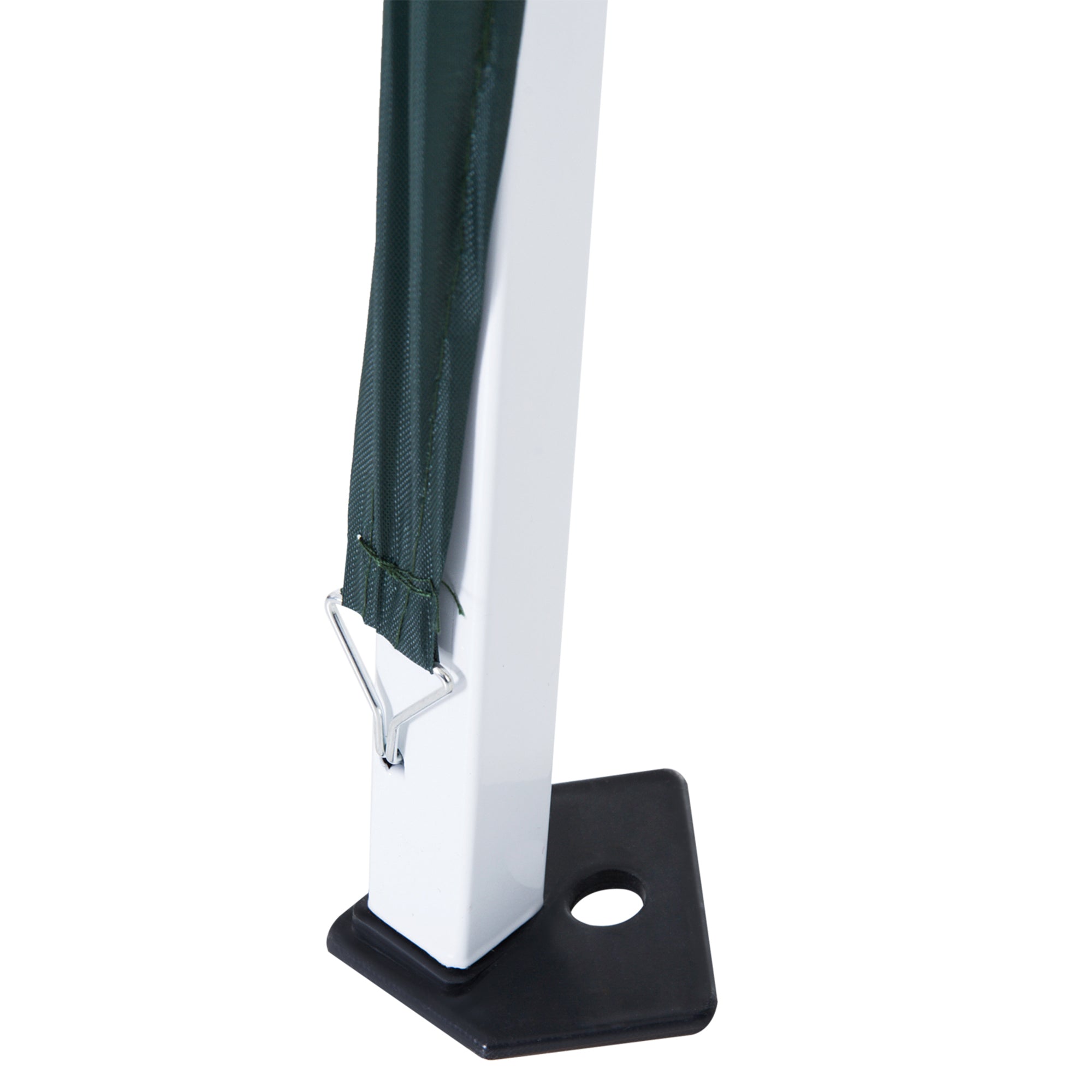 Outsunny 8' x 8' Pop Up Canopy Tent with Inclined Legs, Portable Party Tent Gazebo with Carrying Bag for Garden, Camping, Party, Picnic, Green