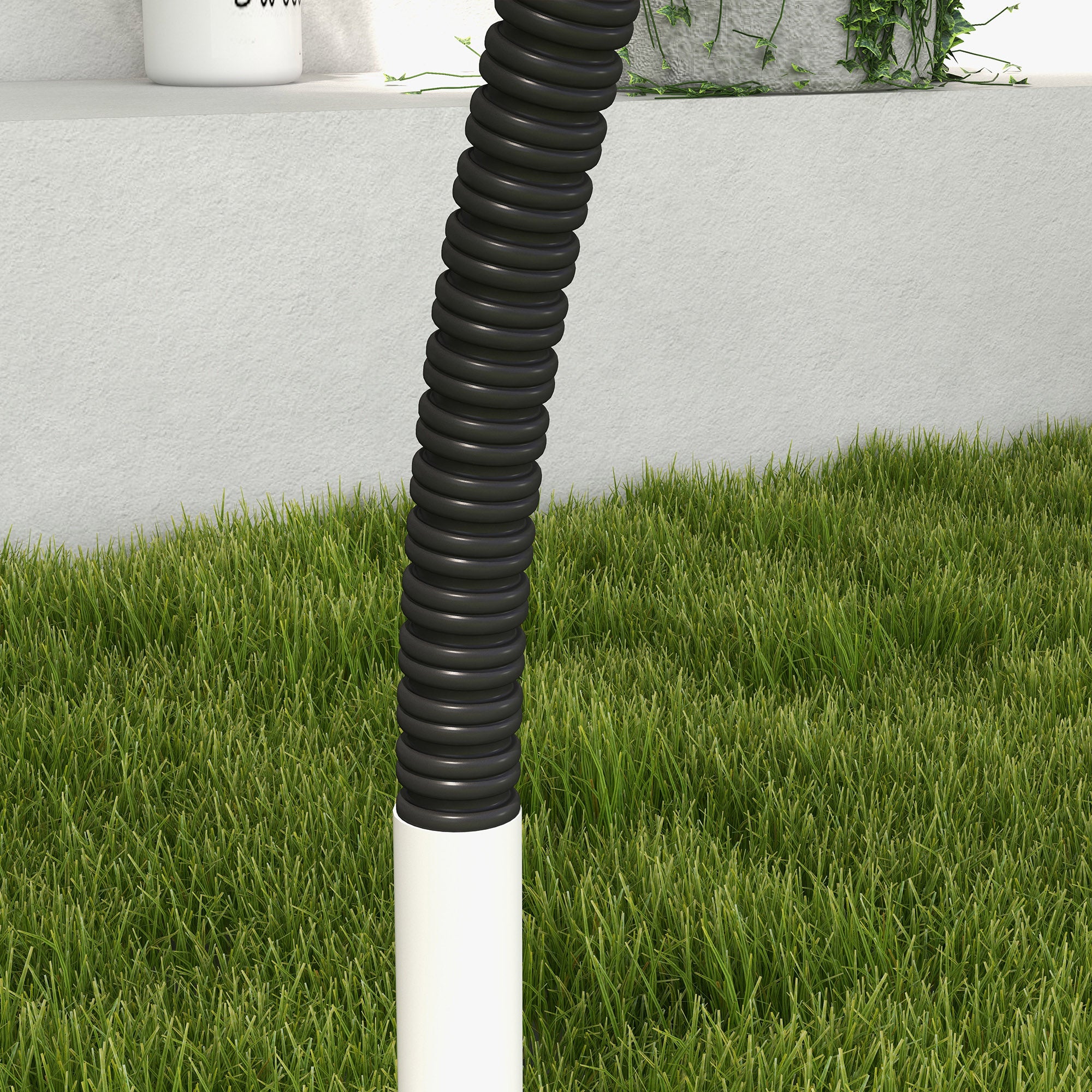 PawHut 4 Pieces Dog Agility Training Equipment with Weave Poles, Training Starter Kit, Dog Obstacle Course, Pet Outdoor Games with Carry Bag, Black