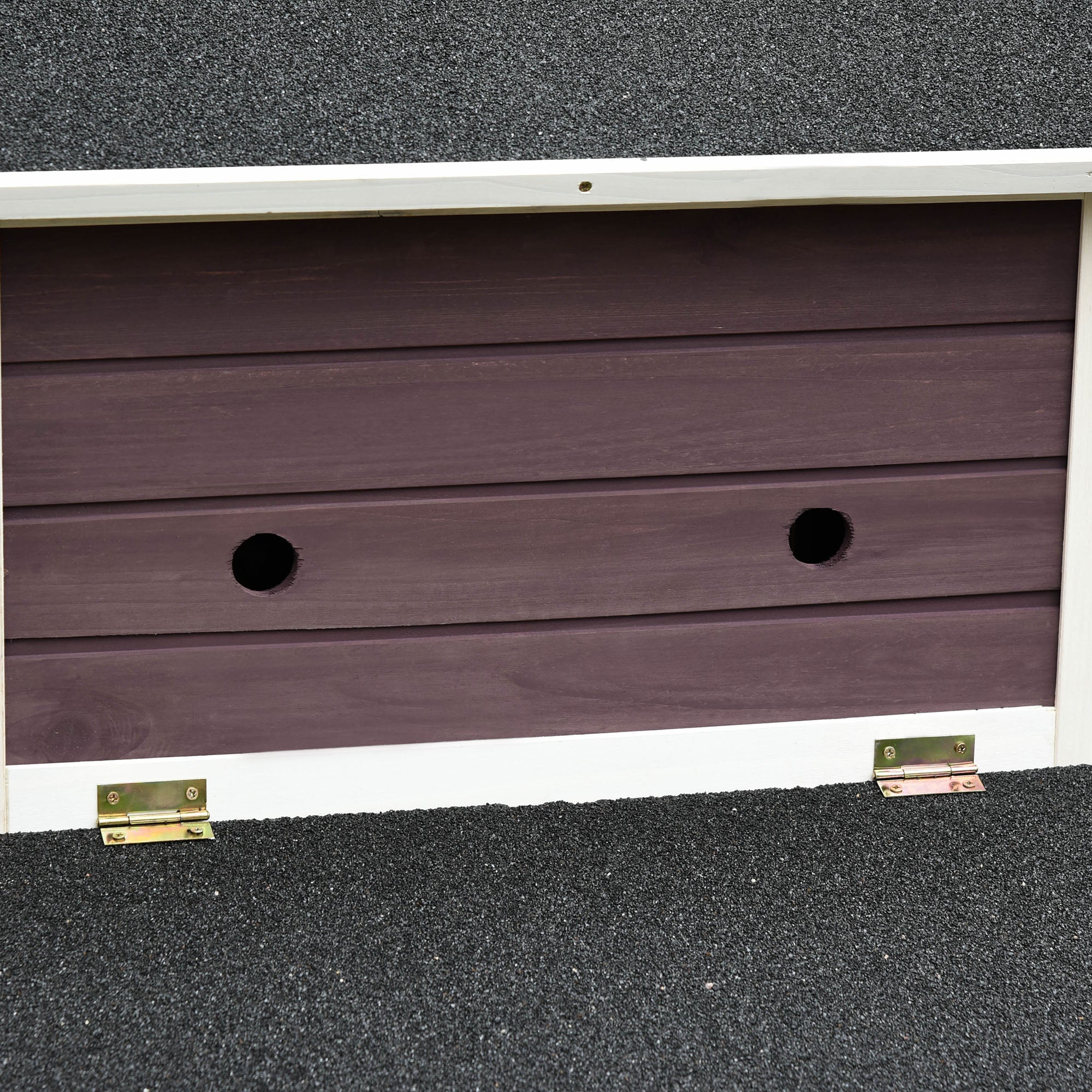 PawHut 200cm Deluxe Chicken Coop Small Animal Rabbit Habitat Hen House with Outdoor Run Resting Nesting Box Removable Tray Waterproof Asphalt Roof Lockable Door