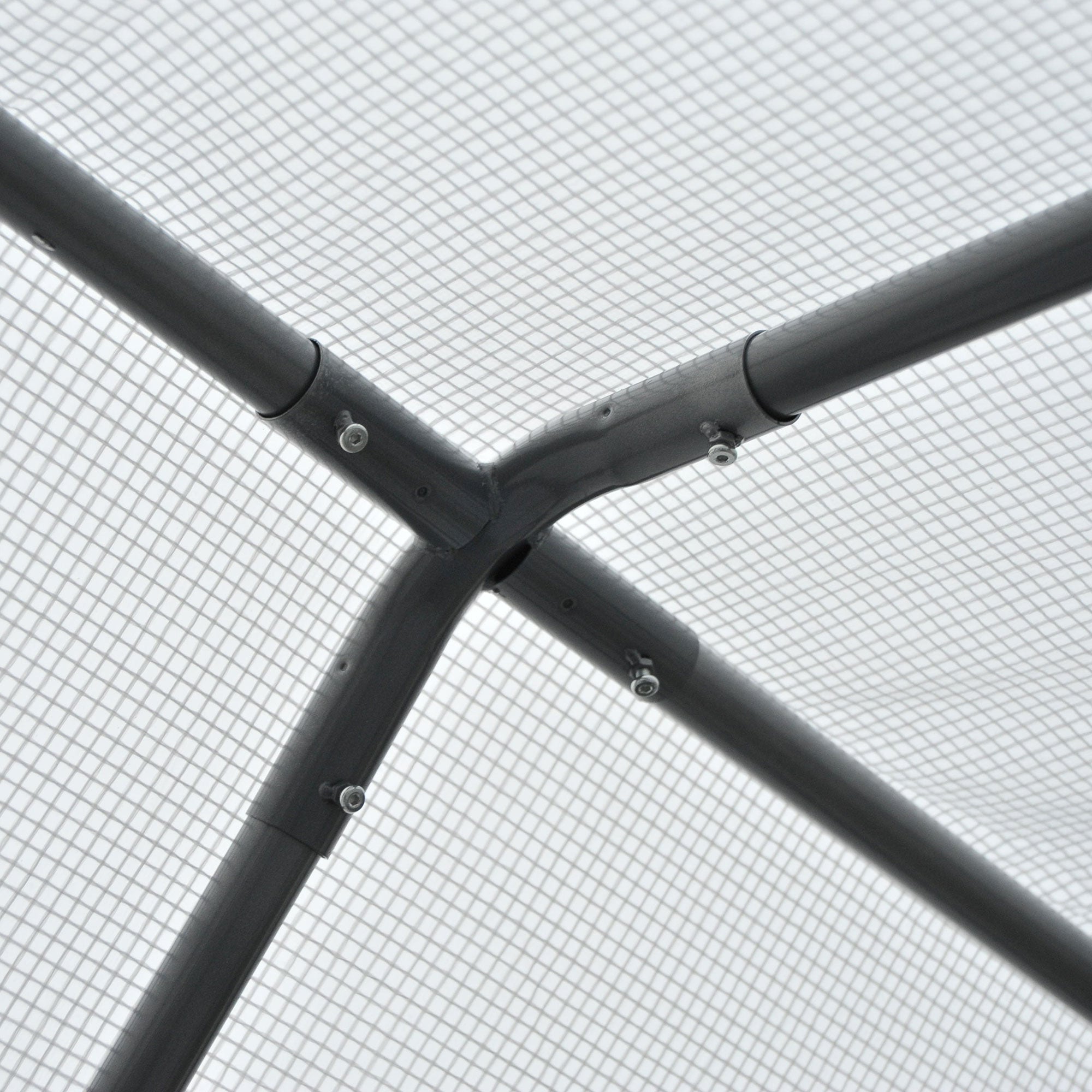 Outsunny 8' x 6' x 7.5' Heavy-duty Walk-in Greenhouse Outdoor Vegetable Plants Growing Warm House Seed Plant Growth Tent Polytunnel Shelter White