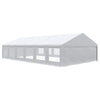Outsunny 23' x 39' Party Tent, Heavy Duty Outdoor Canopy Tent Shelter with Removable Sidewalls, 2 Doors and 12 Windows, Large Tent for Parties, Events, BBQ Gril, White