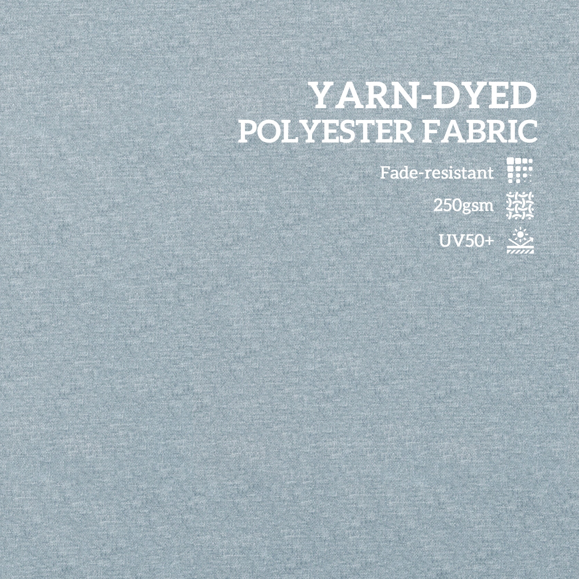 Outsunny Outdoor Chair Cushions Set of 2 for Dining Chairs, Water-Repellent and Fade-Resistant Yarn-Dyed Polyester, Outdoor Seat Cushions with Back Cushions and Ties, Light Grey