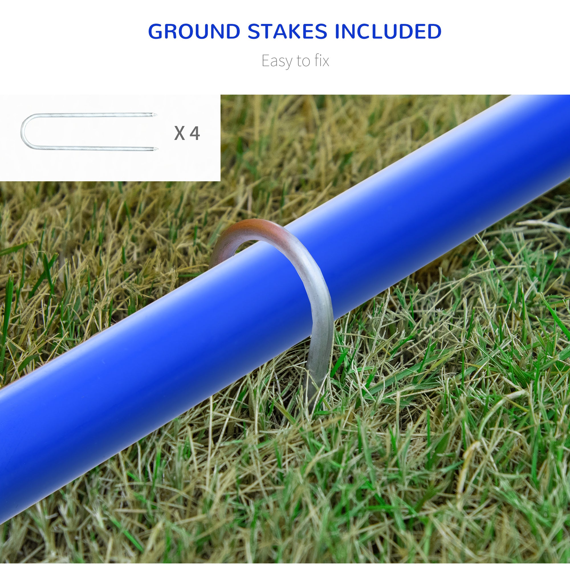 PawHut Dog Agility Equipment,4PCs Portable Dog Play Run Jump Obedience Training Set w/ Agility Bows, Carry Bag
