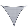 Outsunny Triangle 10' Canopy Sun Sail Shade Garden Cover UV Protector Outdoor Patio Lawn Shelter with Carrying Bag Grey