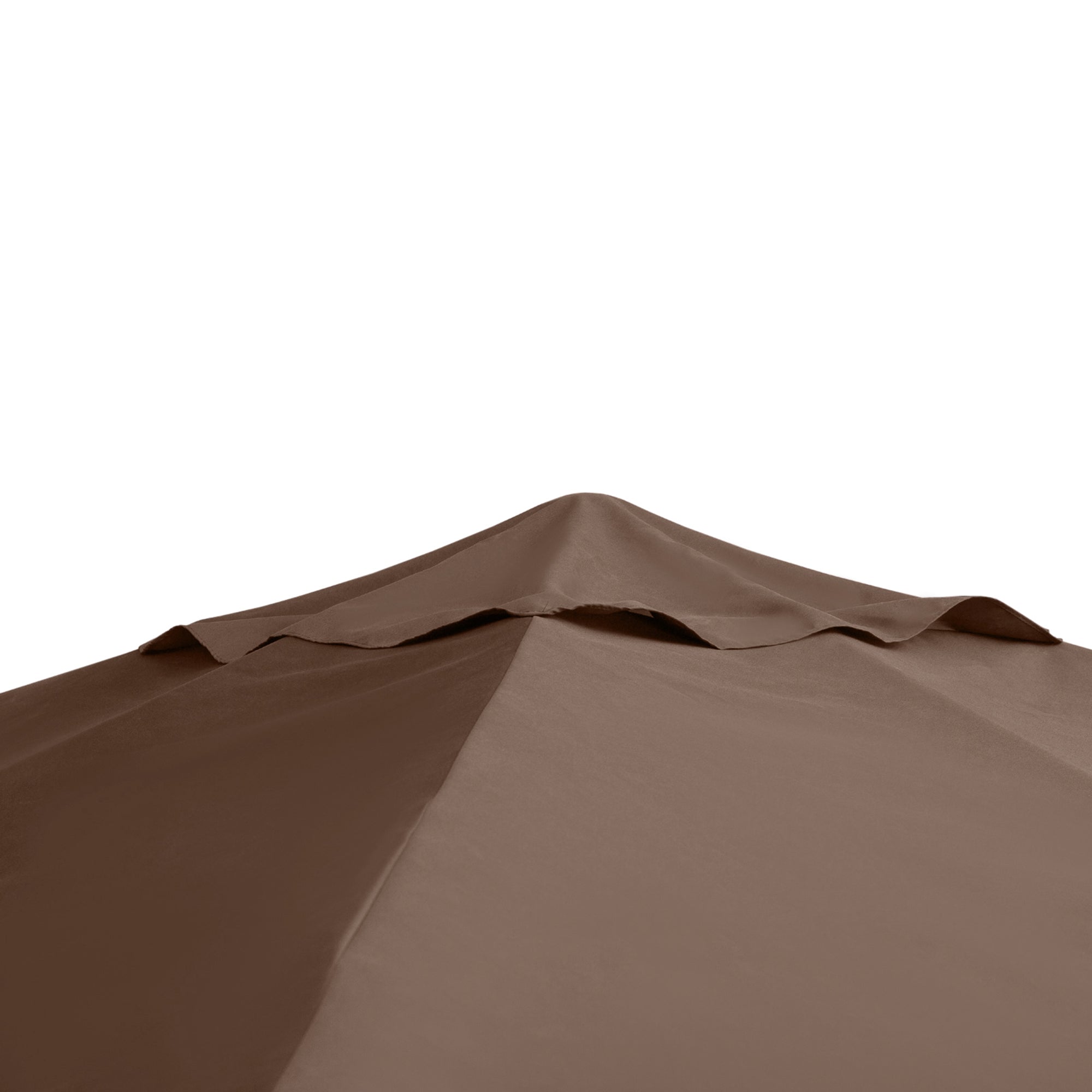 Outsunny 9.8' x 9.7' Square Gazebo Canopy Replacement UV Protected Top Cover Sun Shade Orange