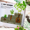 Outsunny 3-Tier Raised Garden Bed Kit, 5.2x3.6x2.7ft Outdoor Galvanized Planter Box with Safety Edging for Vegetables, Flowers, Fruits and Herbs, Dark Green