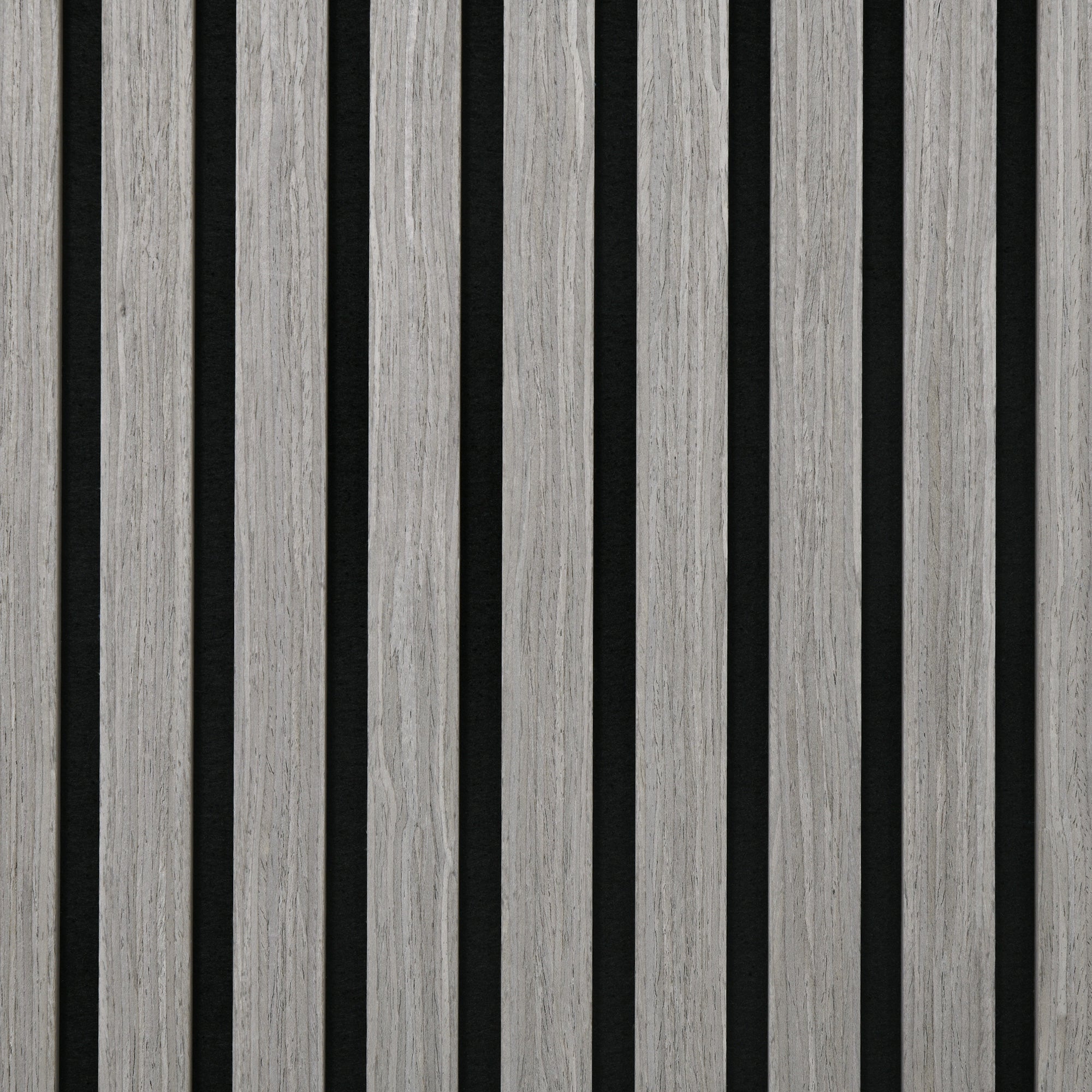 HOMCOM 24 x 24 Inches 3D Faux Wood Wall Panels, 4 Pack Acoustic Panels, Sound Absorbing and Proof Slat Wall For Interior Wall Decor, Home, Office, Studio, Grey