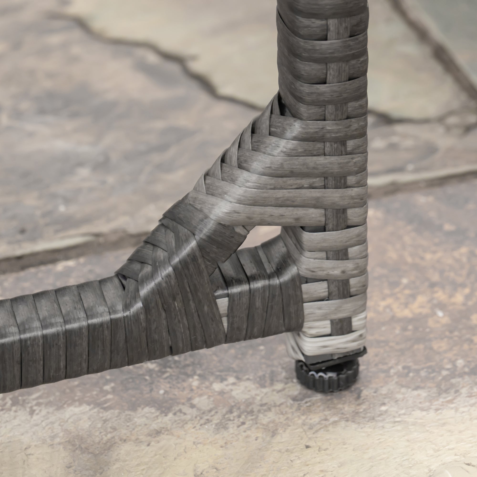 Outsunny 9 Pieces Wicker Patio Dining Set Outdoor Furniture Set with Removable Cushions, Glass Top Dining Table, Ottomans, PE Rattan Conversation Set for Garden Poolside, Grey