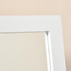 HOMCOM Full Length Mirror, Free Standing Mirror with Rectangular Frame, Adjustable Angle for Dressing Room, Bedroom, Living Room, White