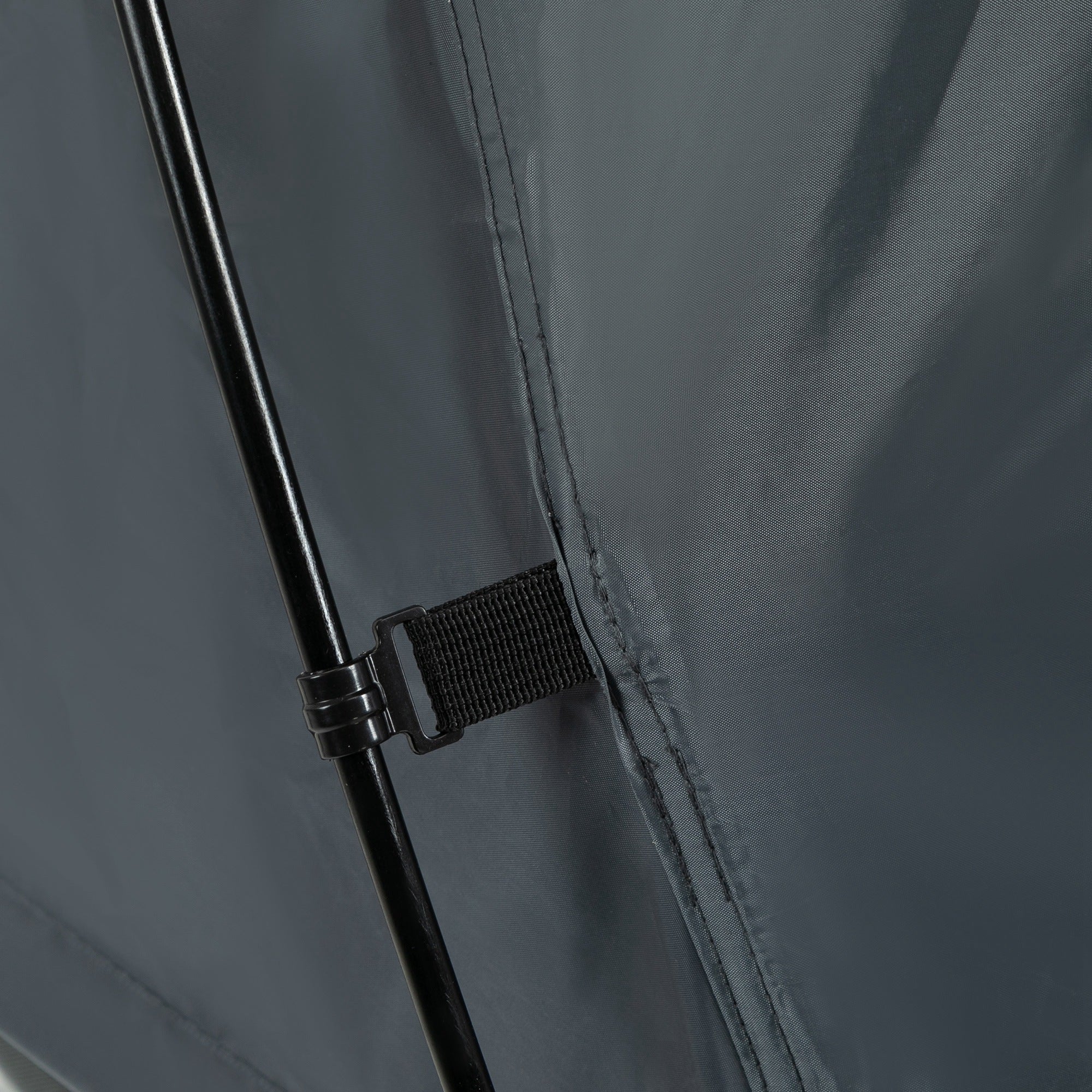 Outsunny Camping Tent Cot, Multifunctional Folding Tent Combo, Portable Off-Ground Tent Shelter with Self-Inflating Air Mattress and Carry Bag for 1 Person