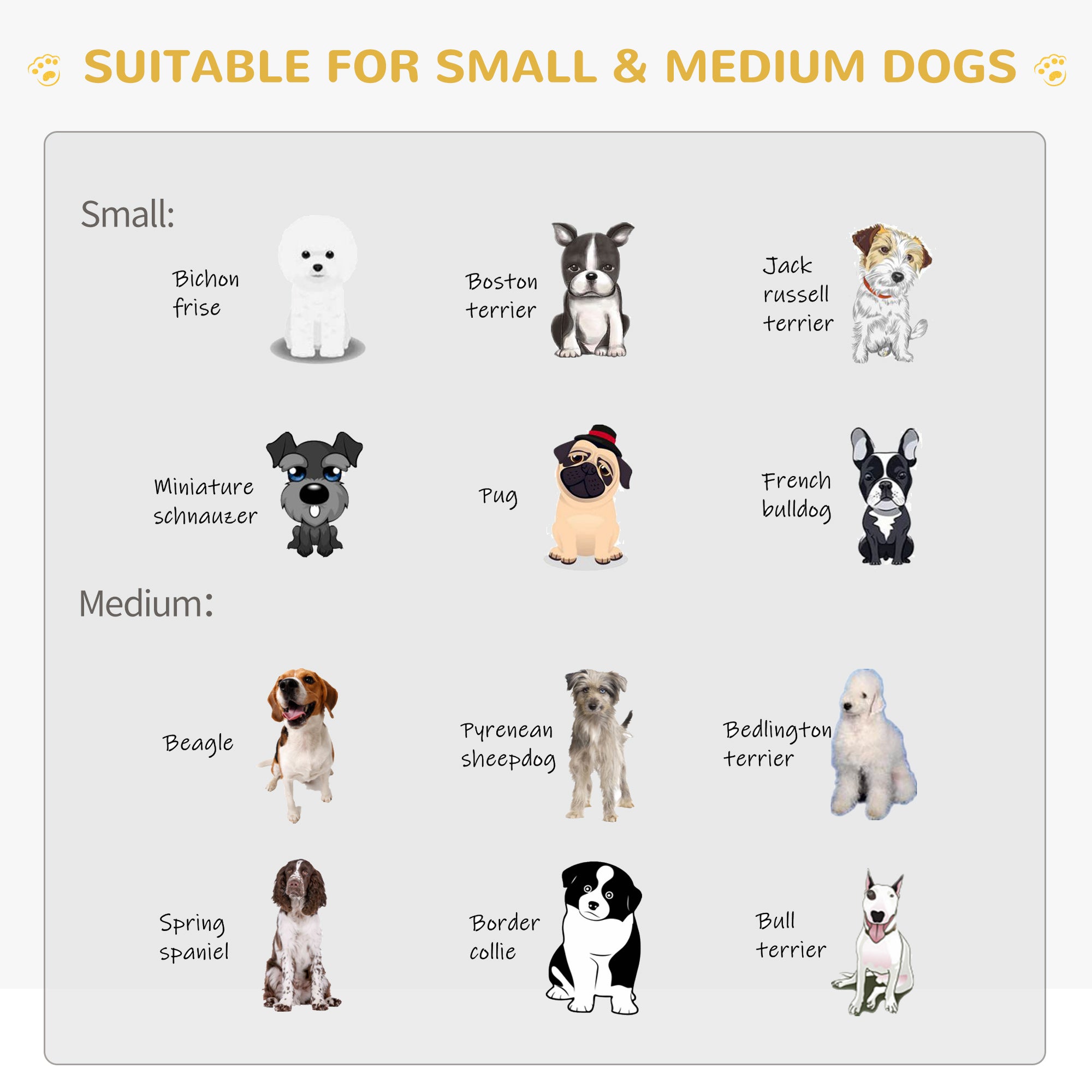 PawHut Furniture Style Wood Dog Crate End Table Decorative Dog Cage Kennel Lattice Night Stand with Lockable Door, Indoor Use, Grey