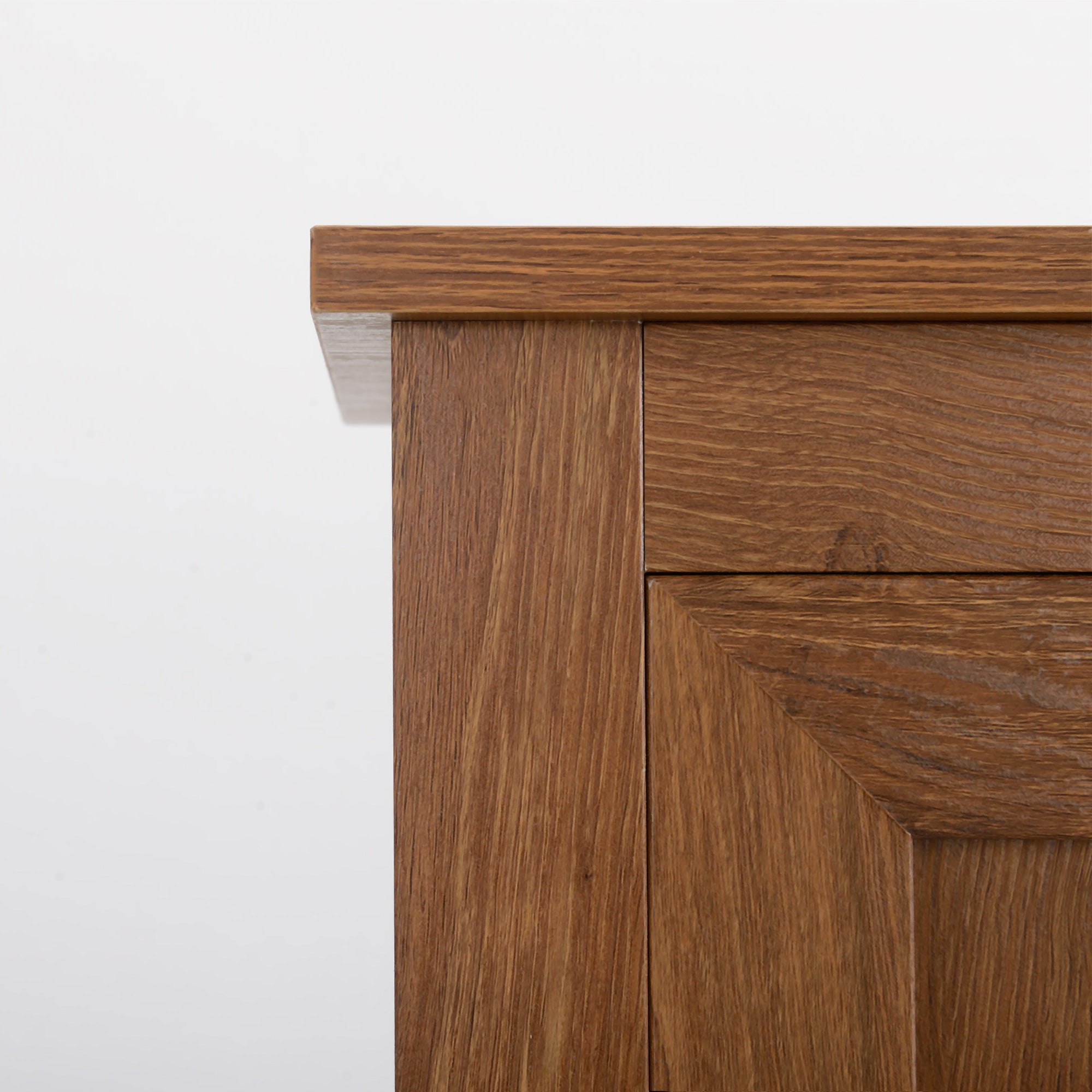 HOMCOM 64" Kitchen Pantry Cabinet, Kitchen Pantry Storage Cabinet with 4 Doors and 3 Adjustable Shelves, Oak