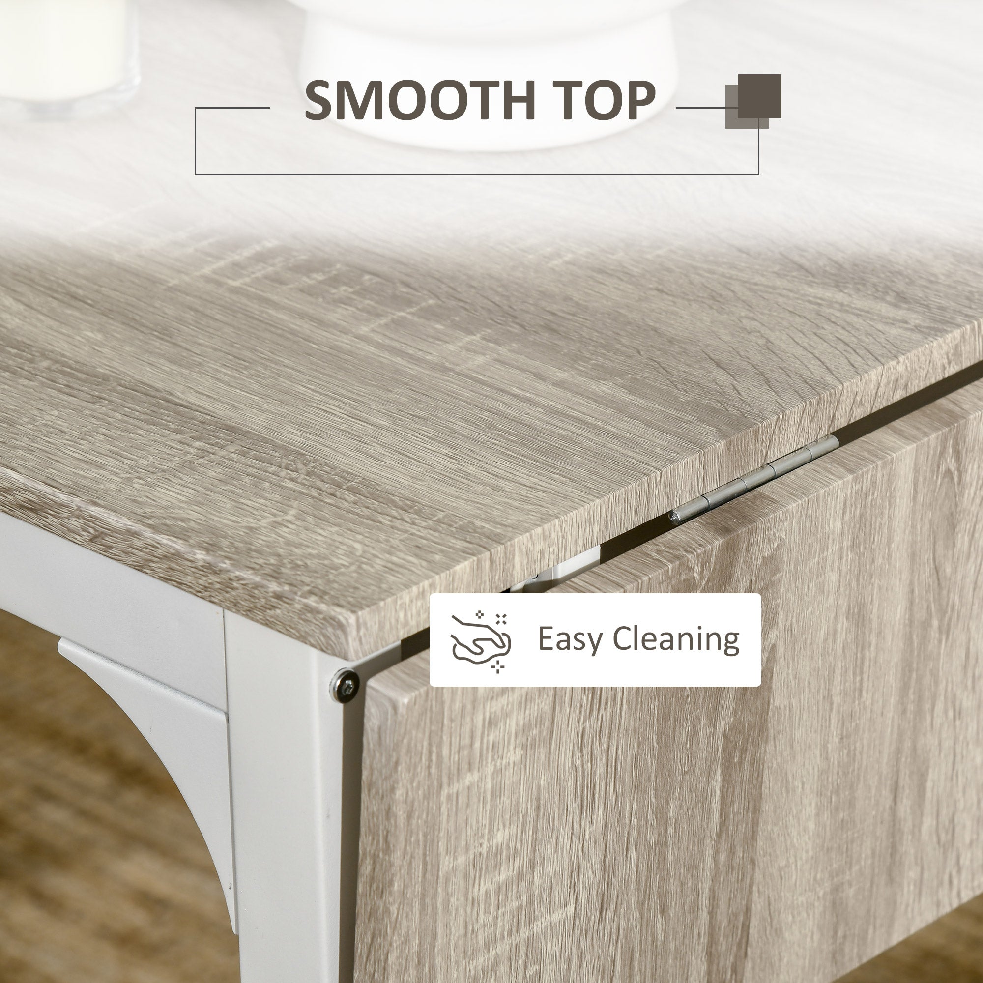 HOMCOM Dining Table Set for 2, 3-Piece Kitchen Table Set for 2, Folding Rectangular Dining Table with 2 Drop Leaves, 2 Chairs for Dining Room, Dinette, Breakfast Nook, Oak