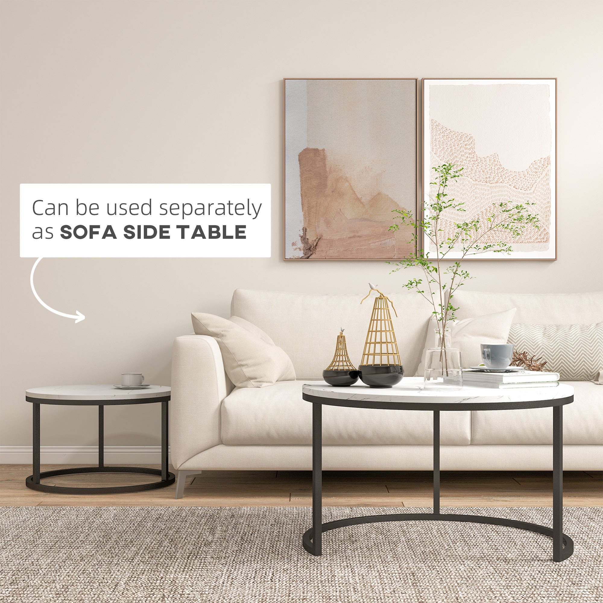 HOMCOM Nesting Tables, 31