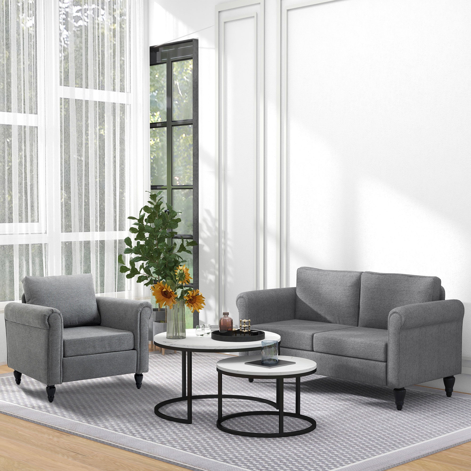 HOMCOM Nesting Tables, 31