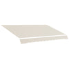 Outsunny 11' x 8' Retractable Awning Fabric Replacement Outdoor Sunshade Canopy Awning Cover, UV Protection, Cream White