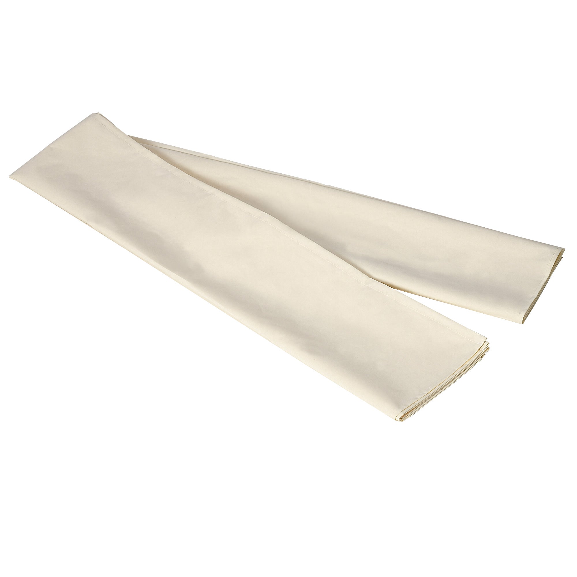 Outsunny 11' x 8' Retractable Awning Fabric Replacement Outdoor Sunshade Canopy Awning Cover, UV Protection, Cream White