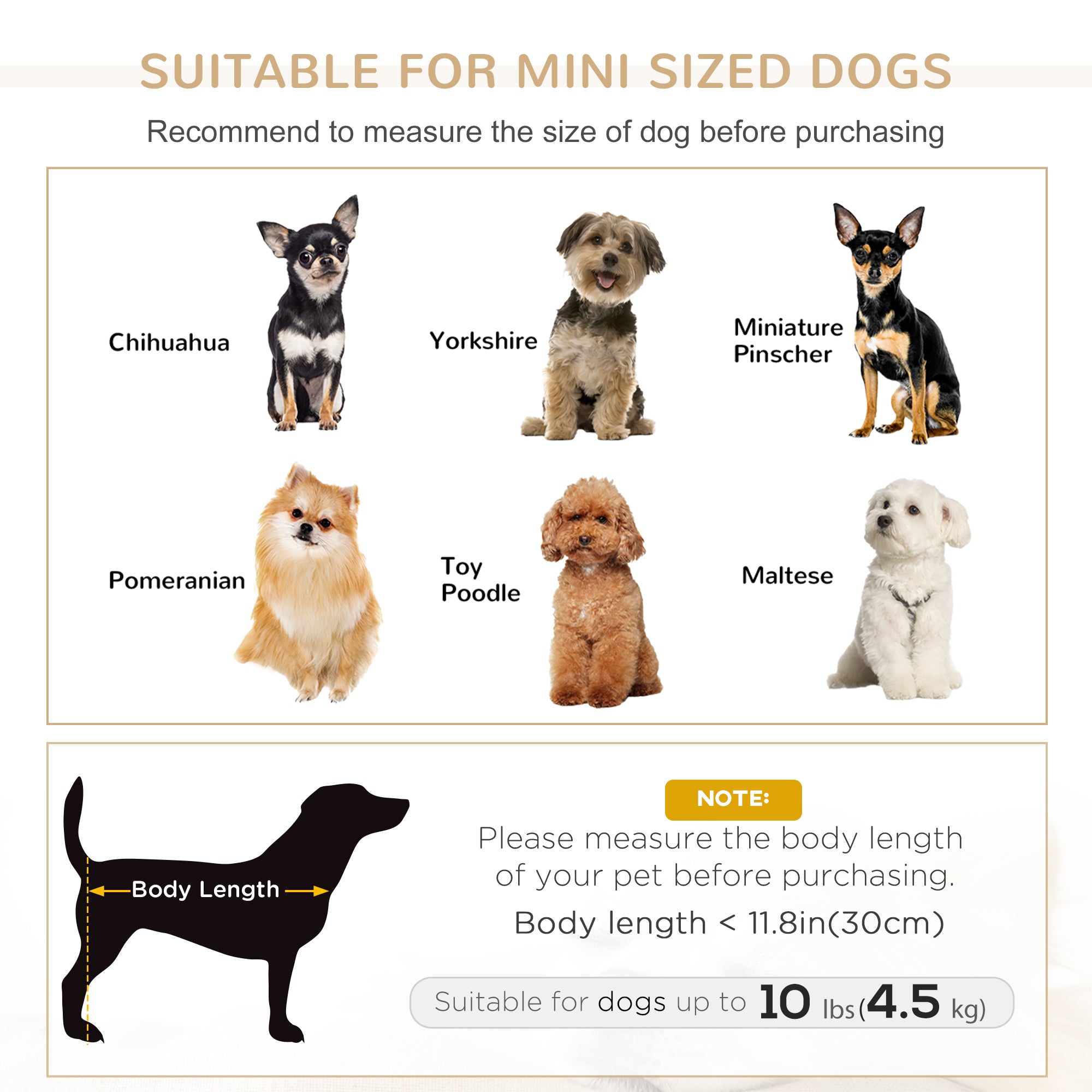 PawHut Rattan Style Pet Dog Cat Sofa Pet Bed Warm Dog Bed Chair with Removable Washable Cushion for Small Dogs