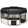 PawHut Fabric Pet Dog Cat Puppy Playpen, Rabbit Guinea Pig Play Pen Portable Foldable, Octagon, M