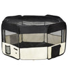 PawHut Fabric Pet Dog Cat Puppy Playpen, Rabbit Guinea Pig Play Pen Portable Foldable, Octagon, M