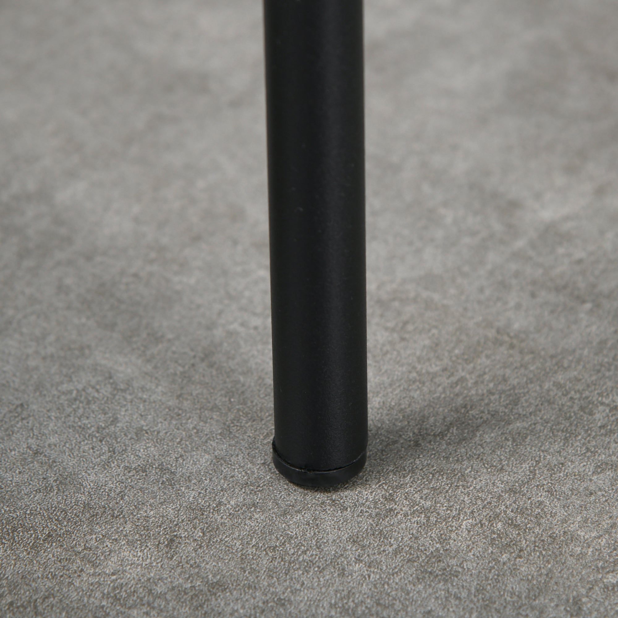 HOMCOM Modern Stacking Stools Set of 4, Backless Round Dining Chairs, Velvet-Touch Upholstered Accent Side Chairs with Metal Legs for Kitchen, Black